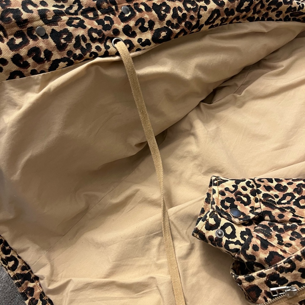 Leopard Print Utility Jacket - Picture 5 of 5